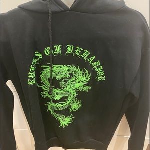 Adika Green Dragon Hoodie